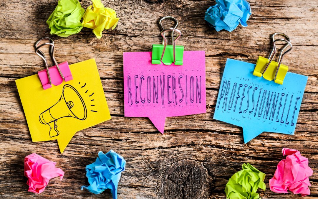 bulle Post-it : reconversion professionnelle